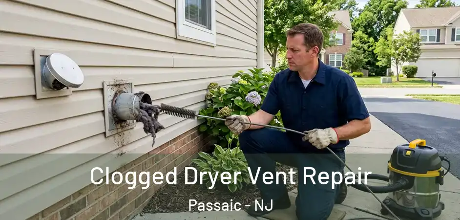  Clogged Dryer Vent Repair Passaic - NJ