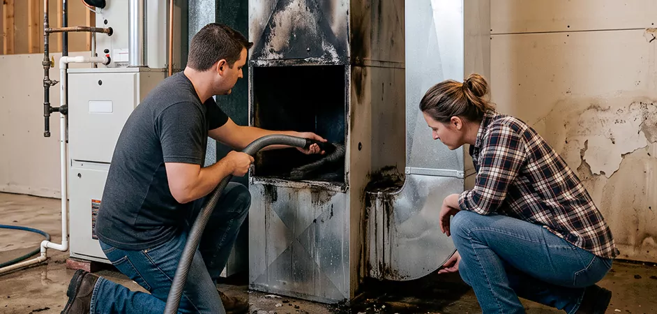 Fire and Flood Duct Restoration in Passaic, NJ