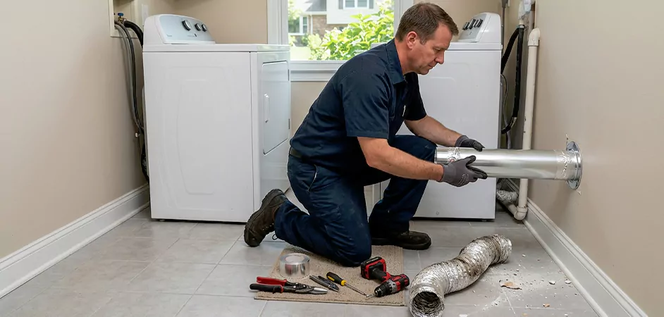 Dryer Vent Replacement in Passaic