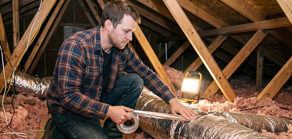 Attic Duct Sealing and Insulation in Passaic