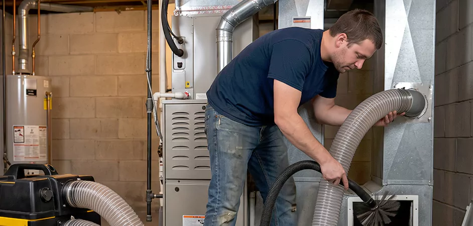 Negative Pressure Duct Cleaning for Large and Long Duct Systems in Passaic